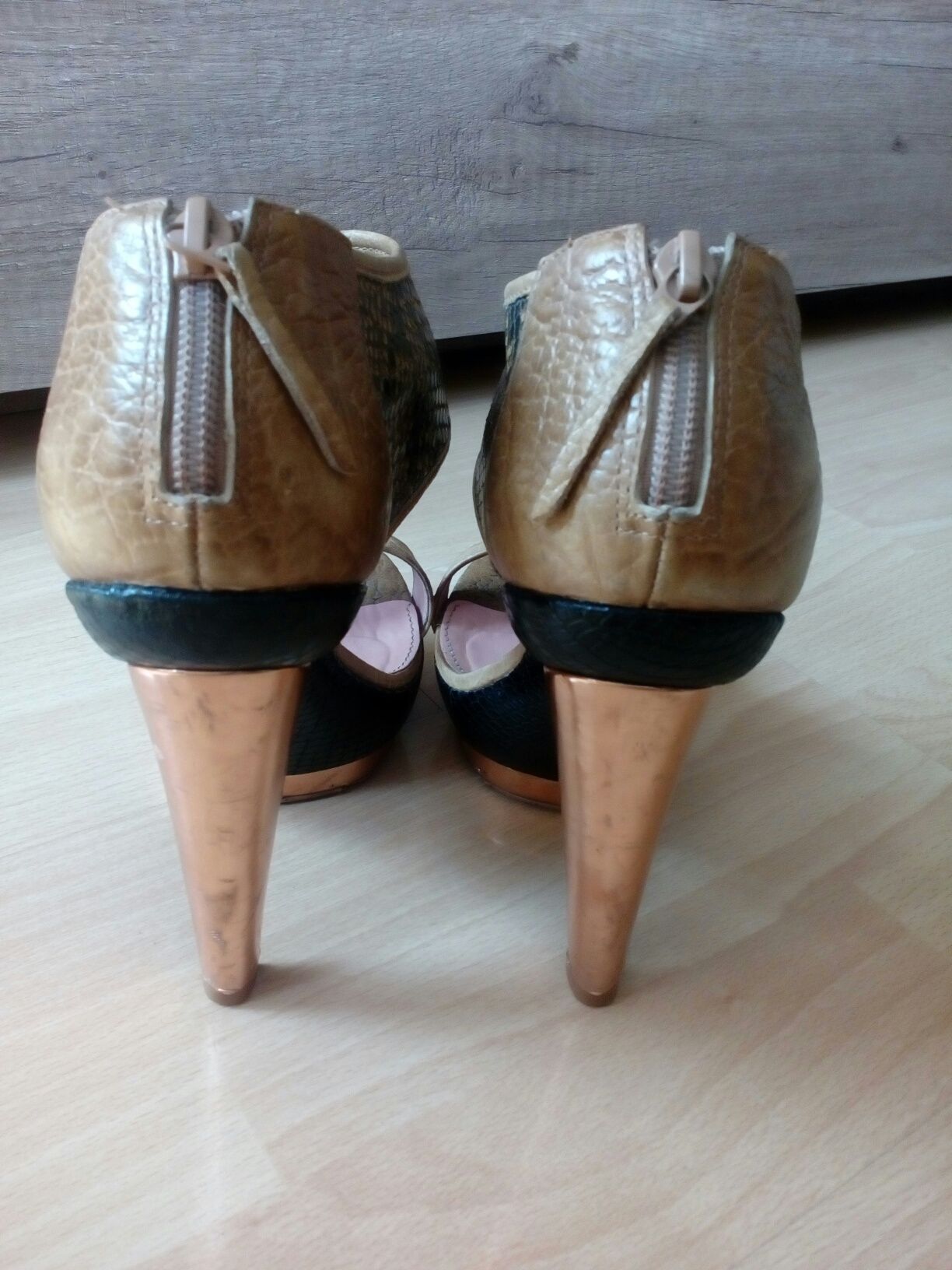 Buty skórzane 38 Brazylia