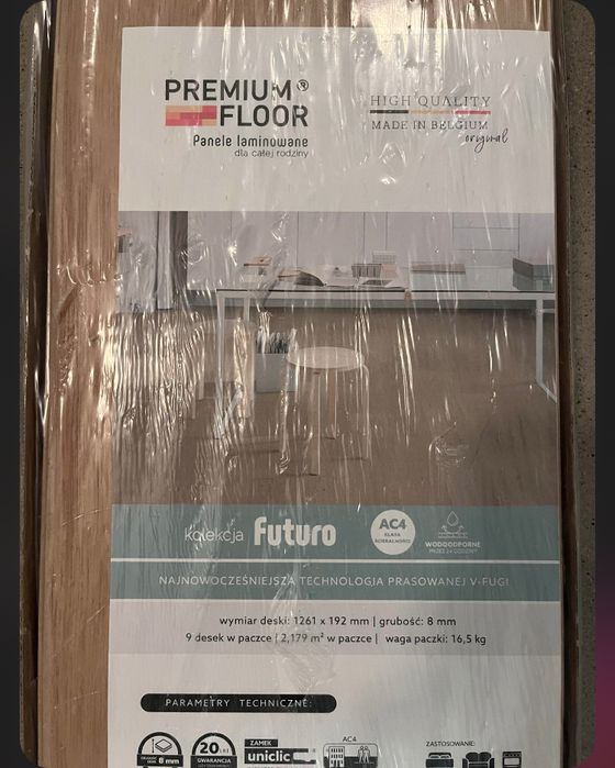 2 paczki paneli laminowanych dąb deluxe