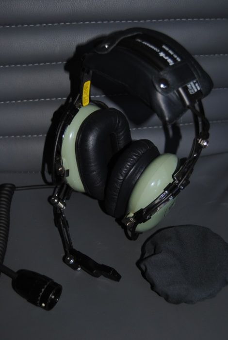 Амбушюры из кожи на гарнитуры David Clark Flightcom Sigtronics