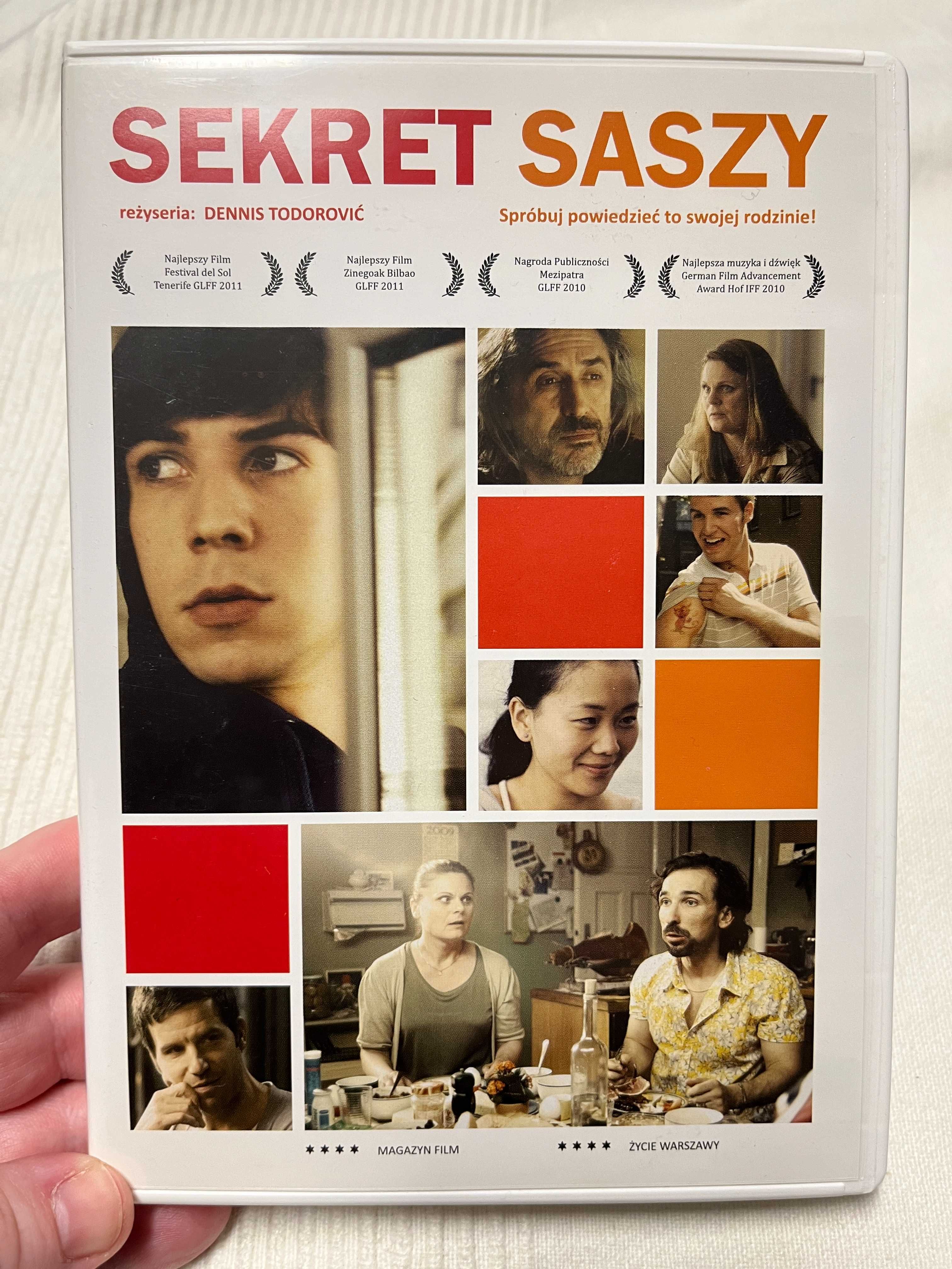 Sekret Saszy film Sasha 2010 płyta DVD kino lgbt outfilm