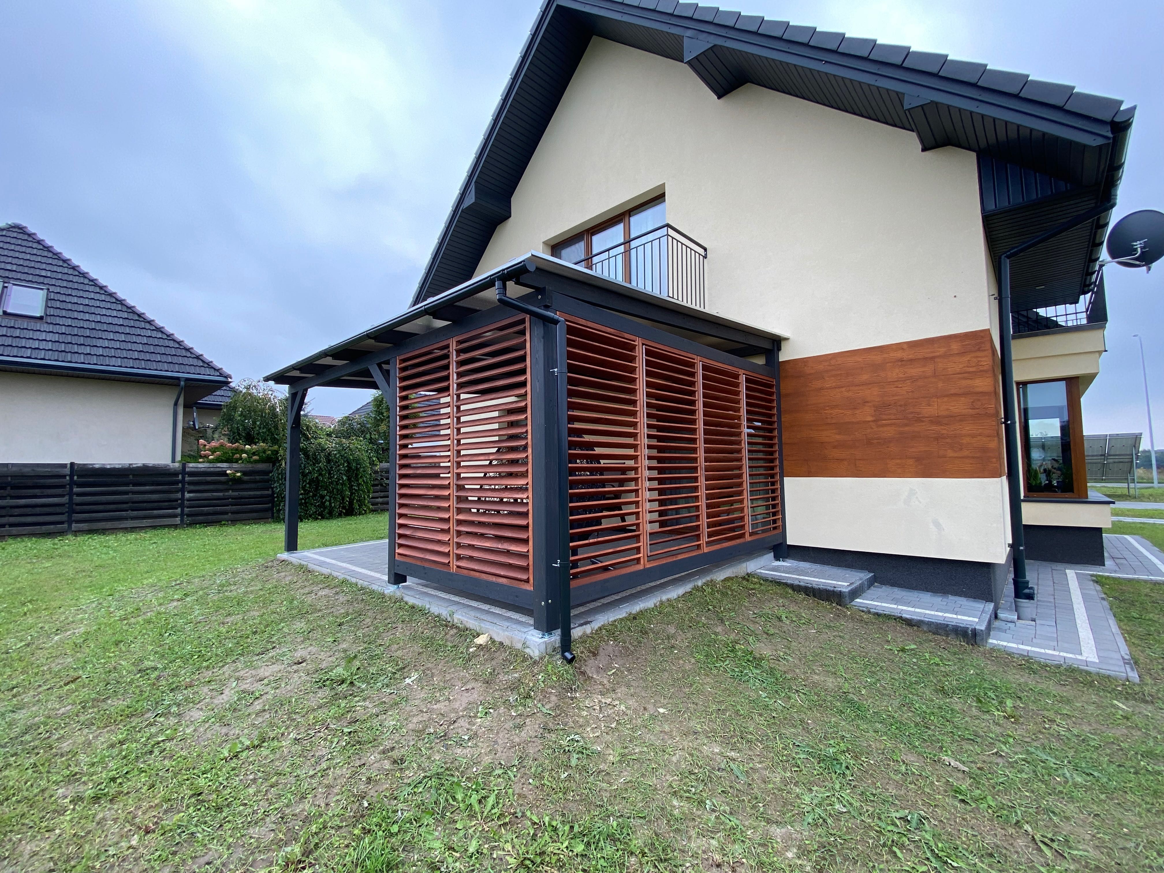 Wiata pergola zadaszenie weranda taras carport konstrukcja drewniana