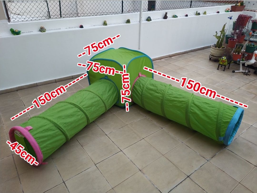 Tenda com túnel IKEA criança bebé casa apartamento quarto vivenda carr