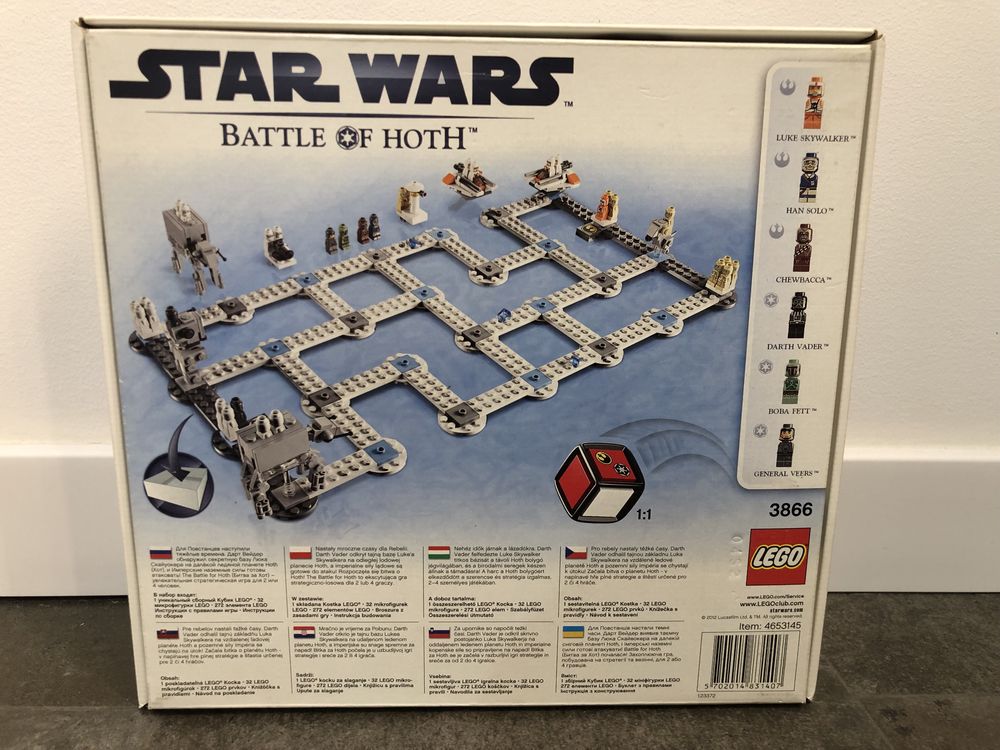 Lego Star Wars 3866: Battle of Hoth Gra Planszowa