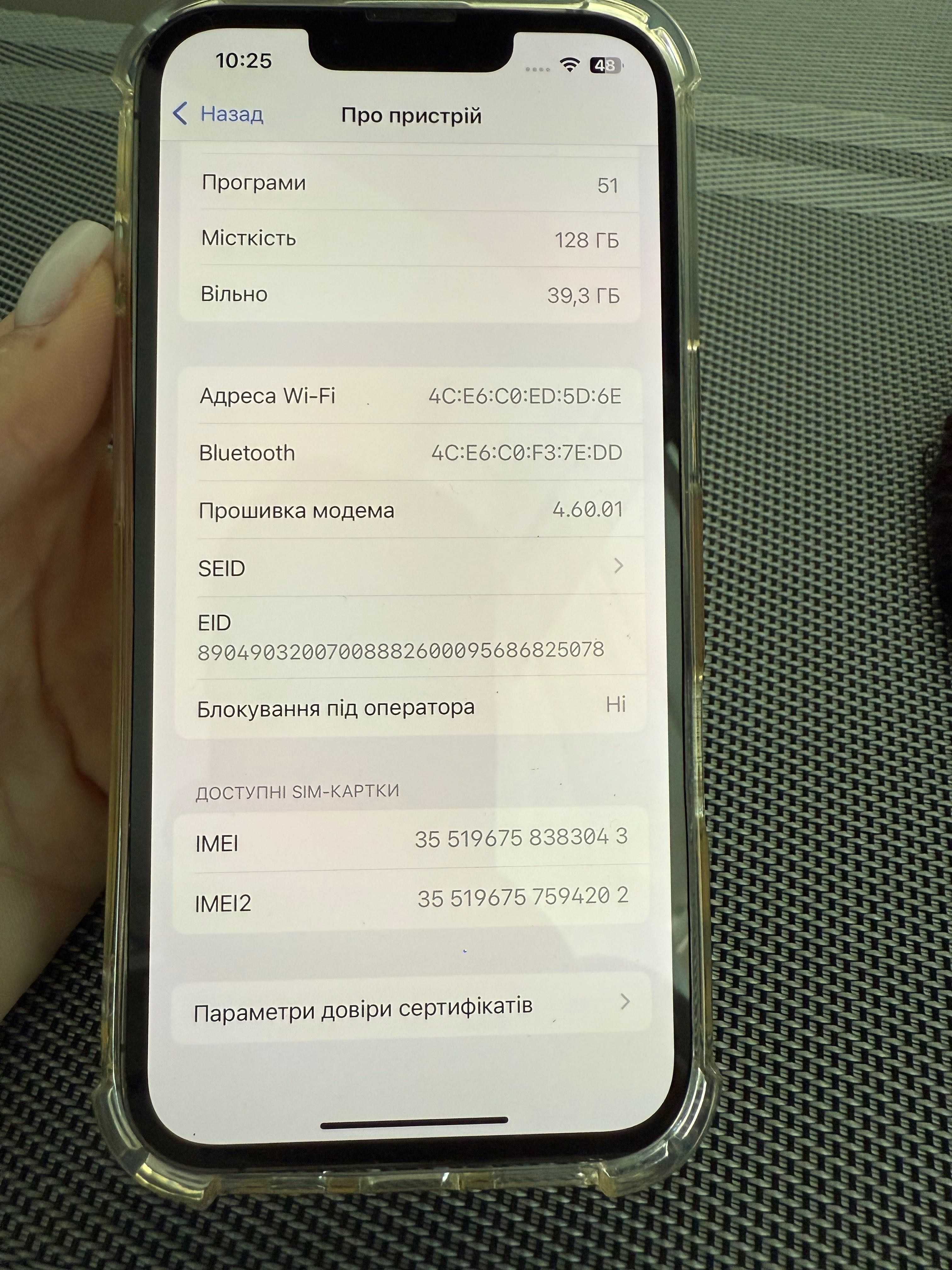 iPhone 13 Pro 128 gb Graphite