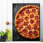 plakat pizza, plakat reklamowy pizza, obraz pizza, pizza
