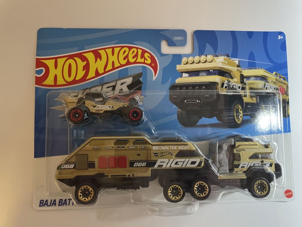 Super Rigs Hot Wheels Ciężarówka Baja Battalion