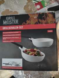 Grillmeister zestaw patelni do grilla