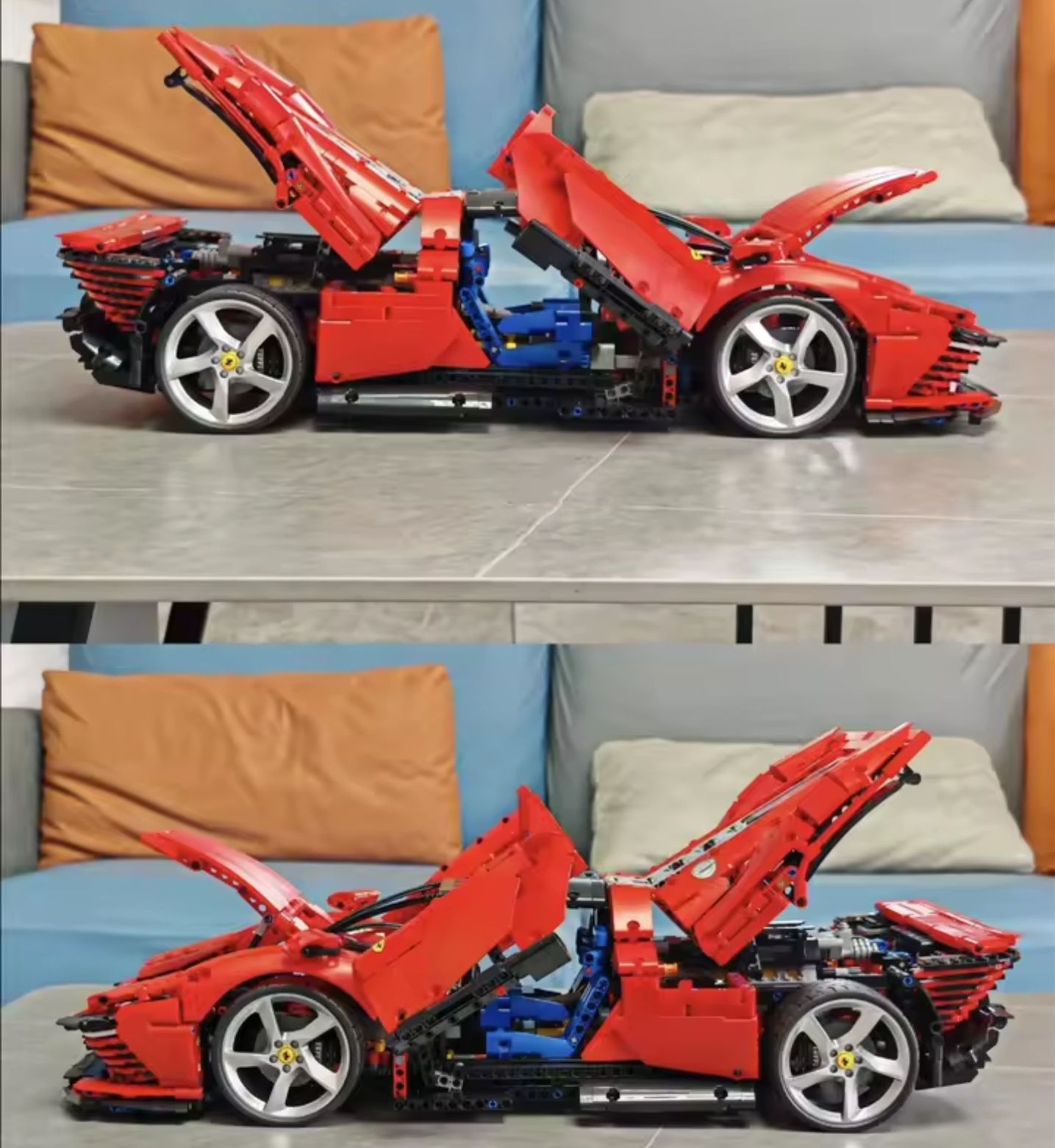 Kонструктор машина Technic Ferrari Daytona 3778 деталей, 1:8 масштаб