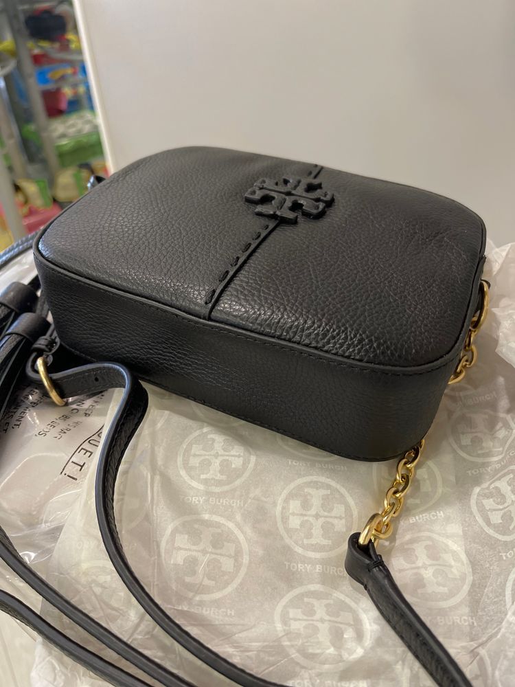 Сумка шкіряна Tory Burch жіноча з натуральної шкіри