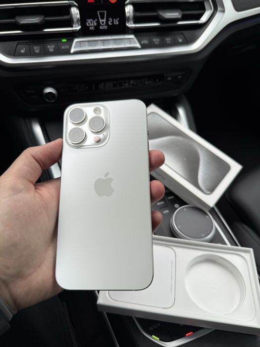 iPhone 15 Pro Max 256GB White Titanium (MU783) 95%