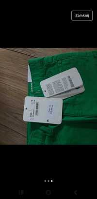 Spodnie maroyal r. 74 zielone
