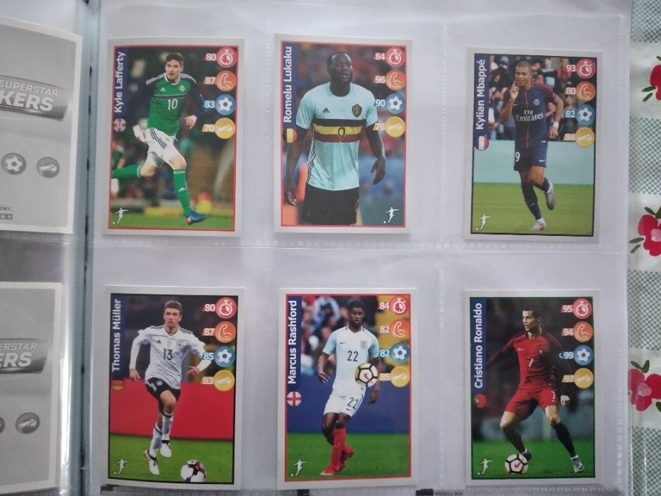 Coleção Completa - Football Superstar Stickers - Kellogs Panini 2018