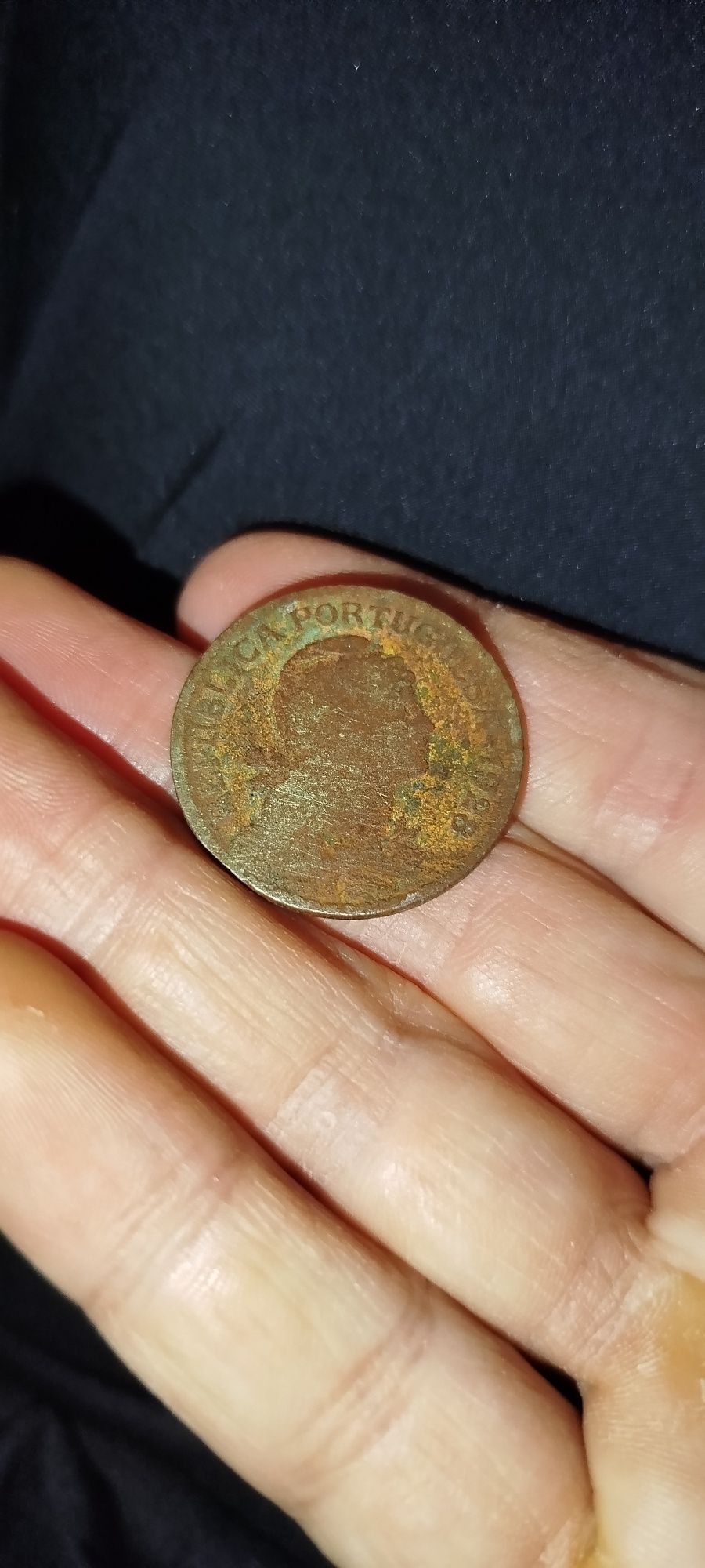 Moeda 1 escudo 1928 Alpaca