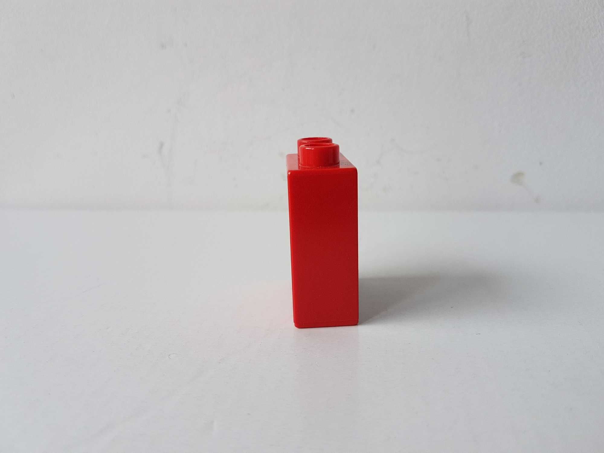 LEGO DUPLO czerwony klocek obrazkowy tarcza do armaty