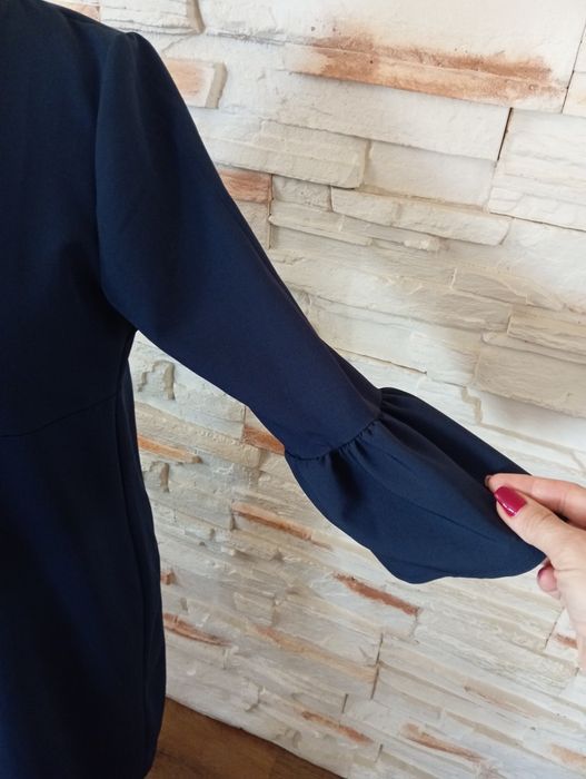 Granatowa sukienka Blu Orchid Włochy r. M.   W.B.M.