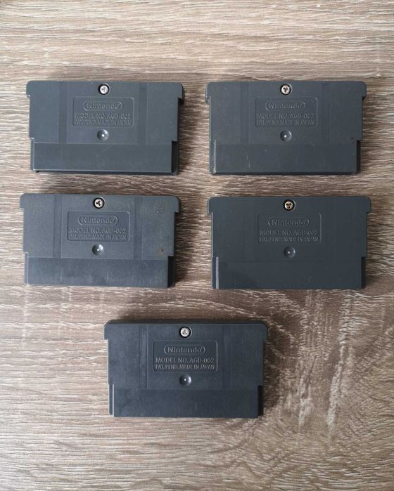 Conjunto de 5 jogos para Gameboy Advance