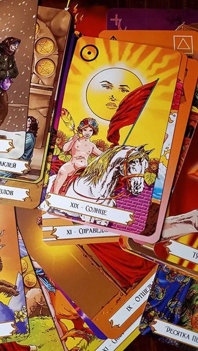 Карты Таро Райдера Уэйта, Логинова 80 карт 120x70 мм