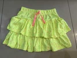 Spódnica neonowa 128 Pepco spódniczka w kropki na lato dla dziewczynki