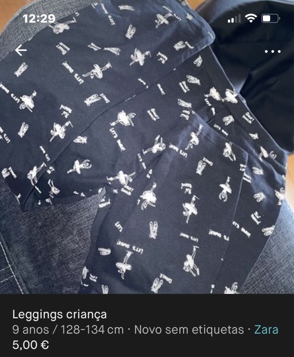 Leggings menina novas