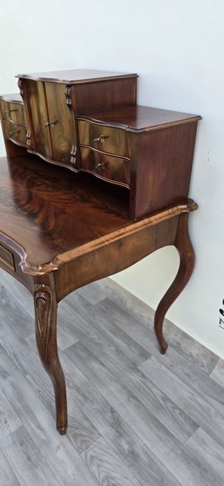 Sekretarzyk Biurko stylowe Mahoń Ludwik Chippendale