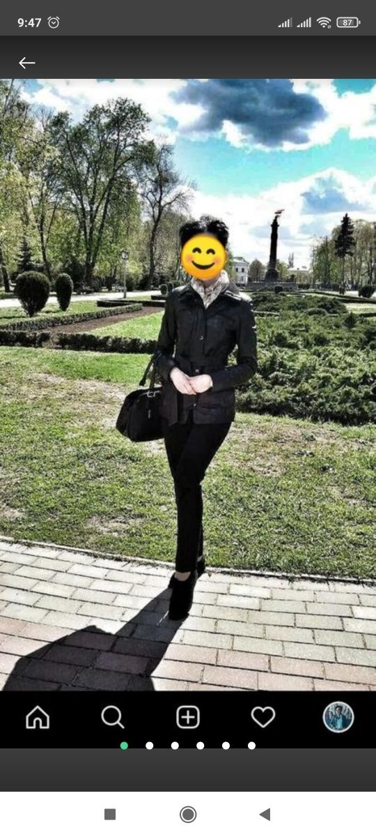 Шкіряна куртка весна/осінь