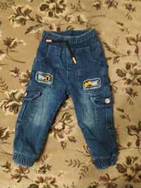 Теплые джинсы 86-92