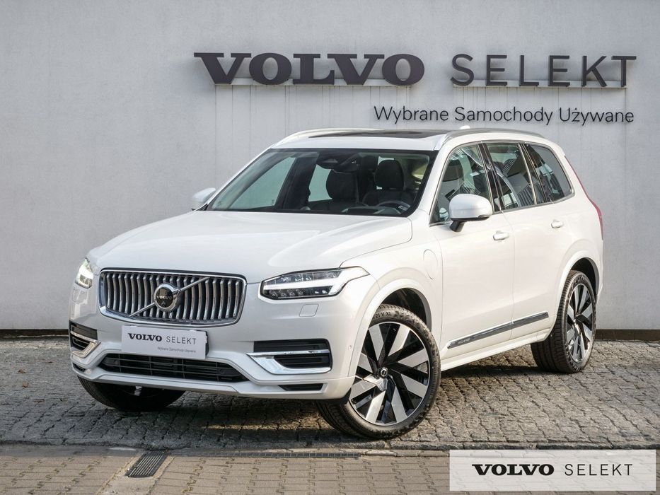 Volvo XC 90 Volvo XC90 T8 AWD Plug-In Hybrid Ultimate Bright 7os, gwarancja, bezwy