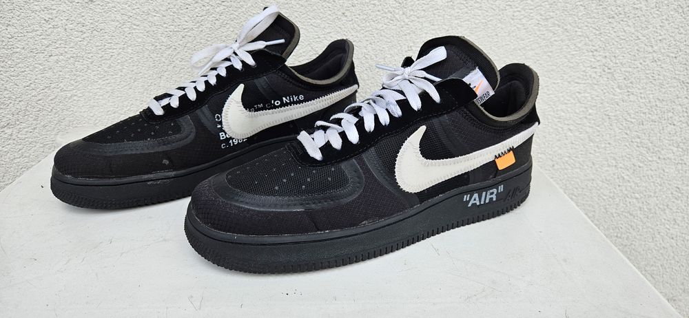 Buty Nike Air Force 1 Low Off-White Black rozmiar 45