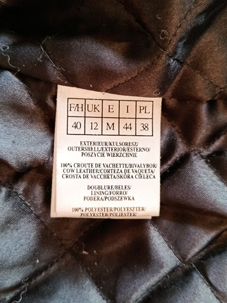 Kurtka skóra naturalna damska r. 38  Vibe 80' 90' unikatowa