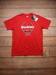 Dickies Fort Worth Texas tshirt czerwona koszulka z krótkim rękawem po