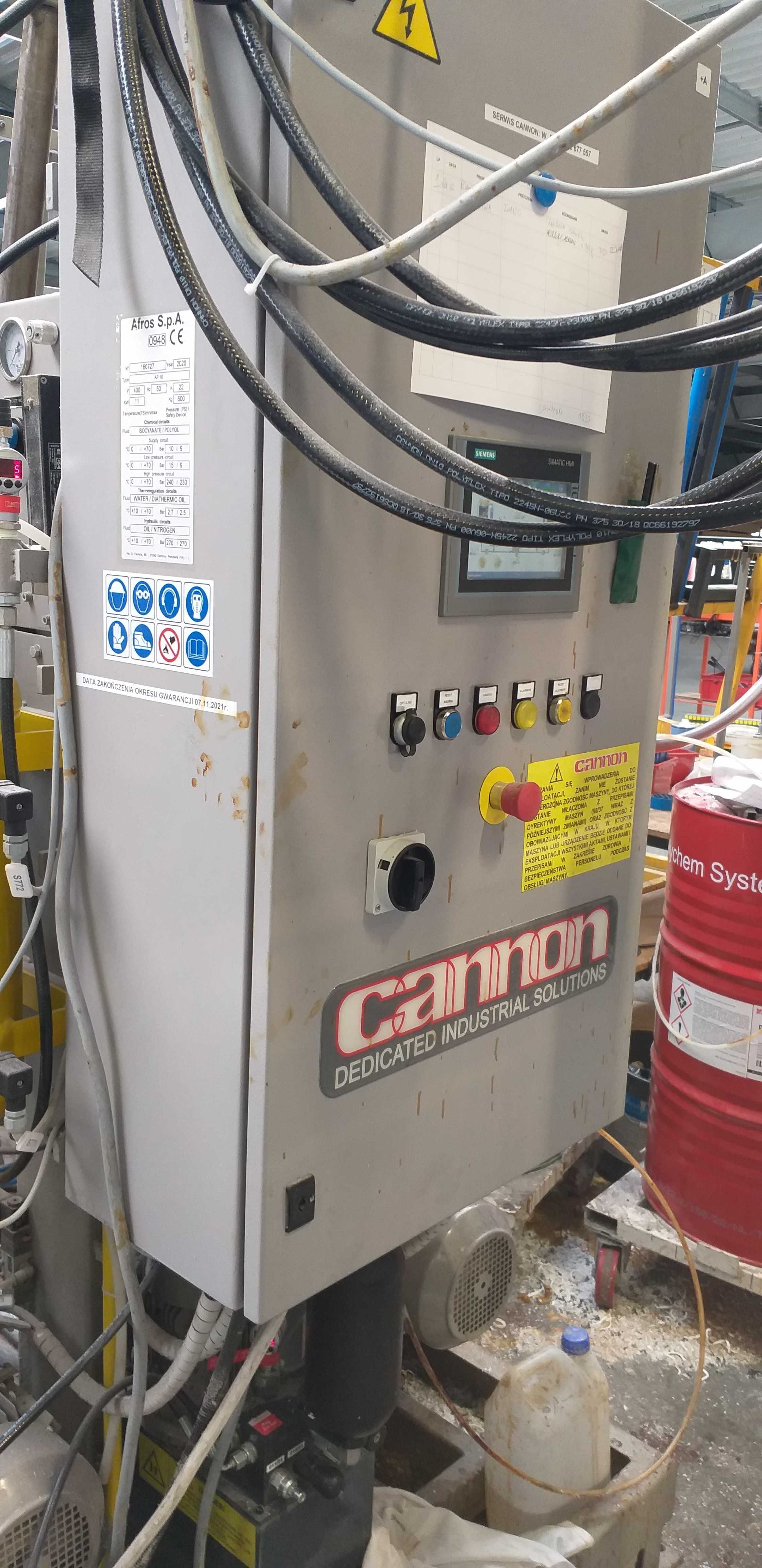 System do pianowania Cannon AP 10 – wydajny agregat do poliuretanu!