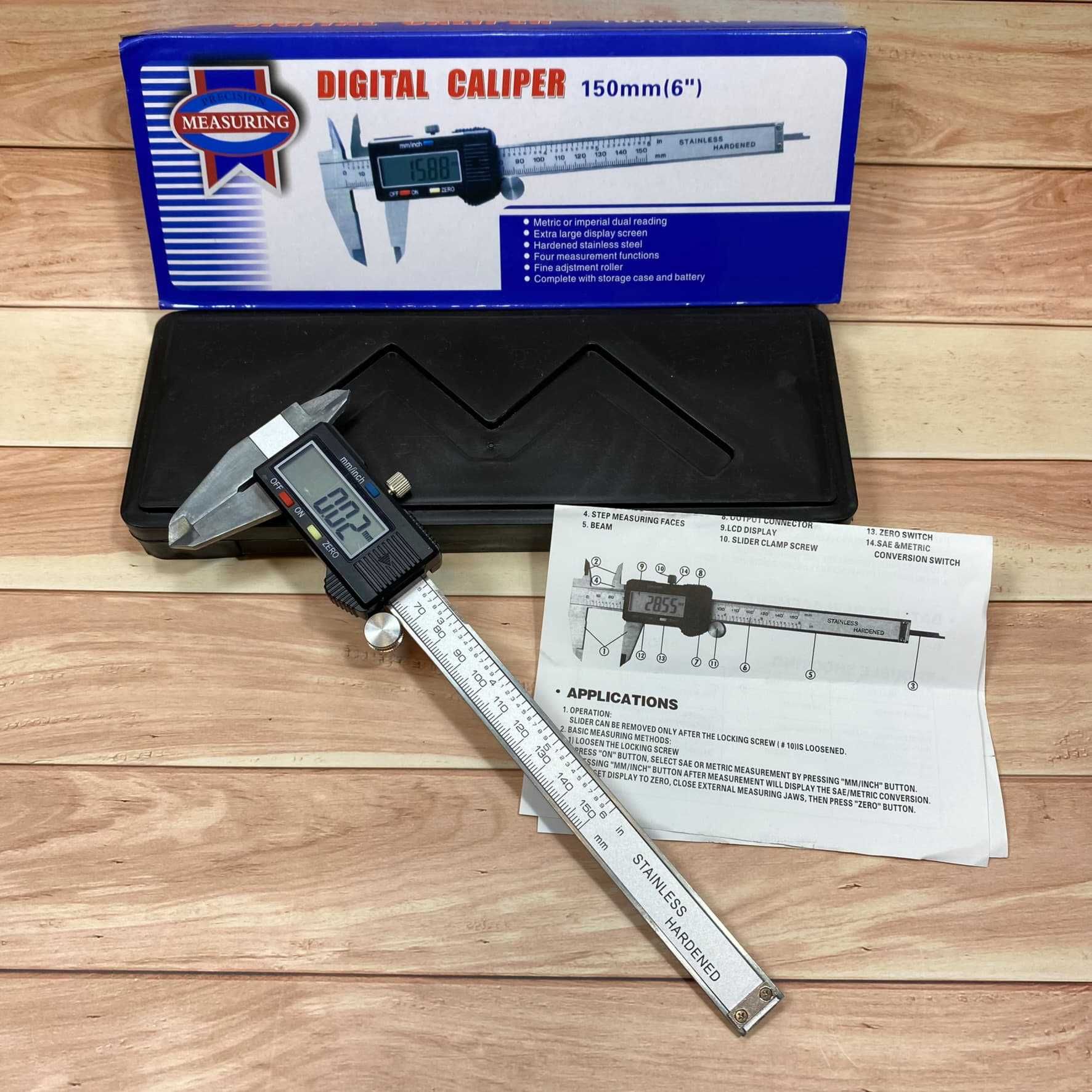 Електронний цифровий штангель з дисплеєм 0-150 мм Digital Caliper