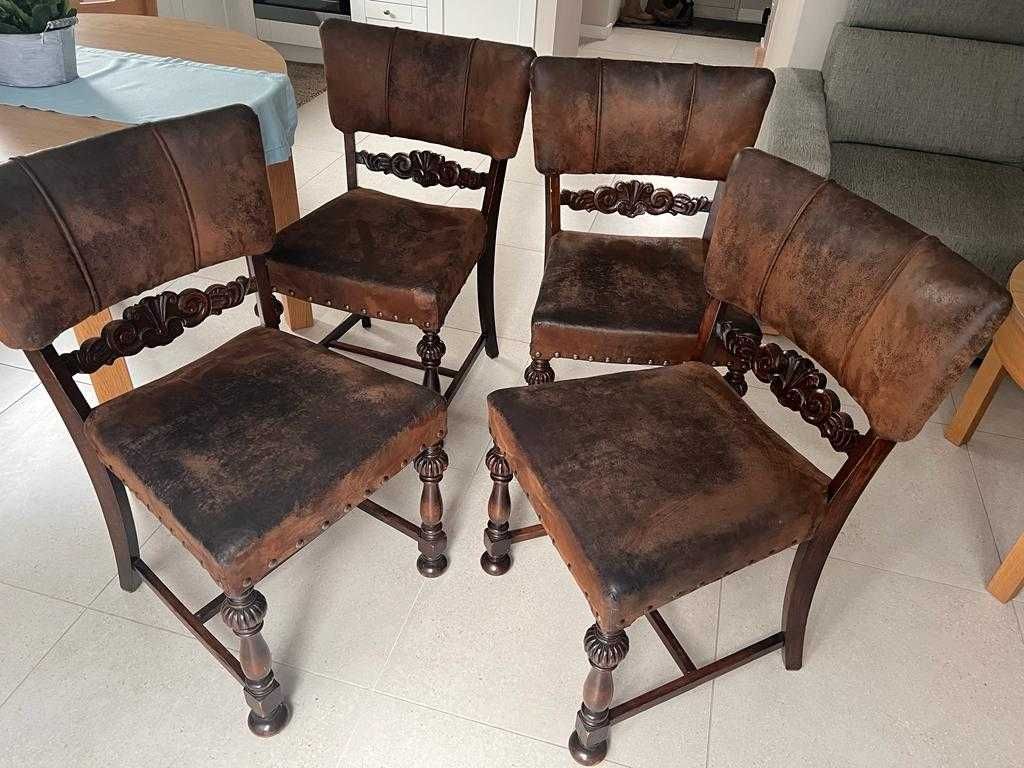 krzesła, stare meble, kolekcja