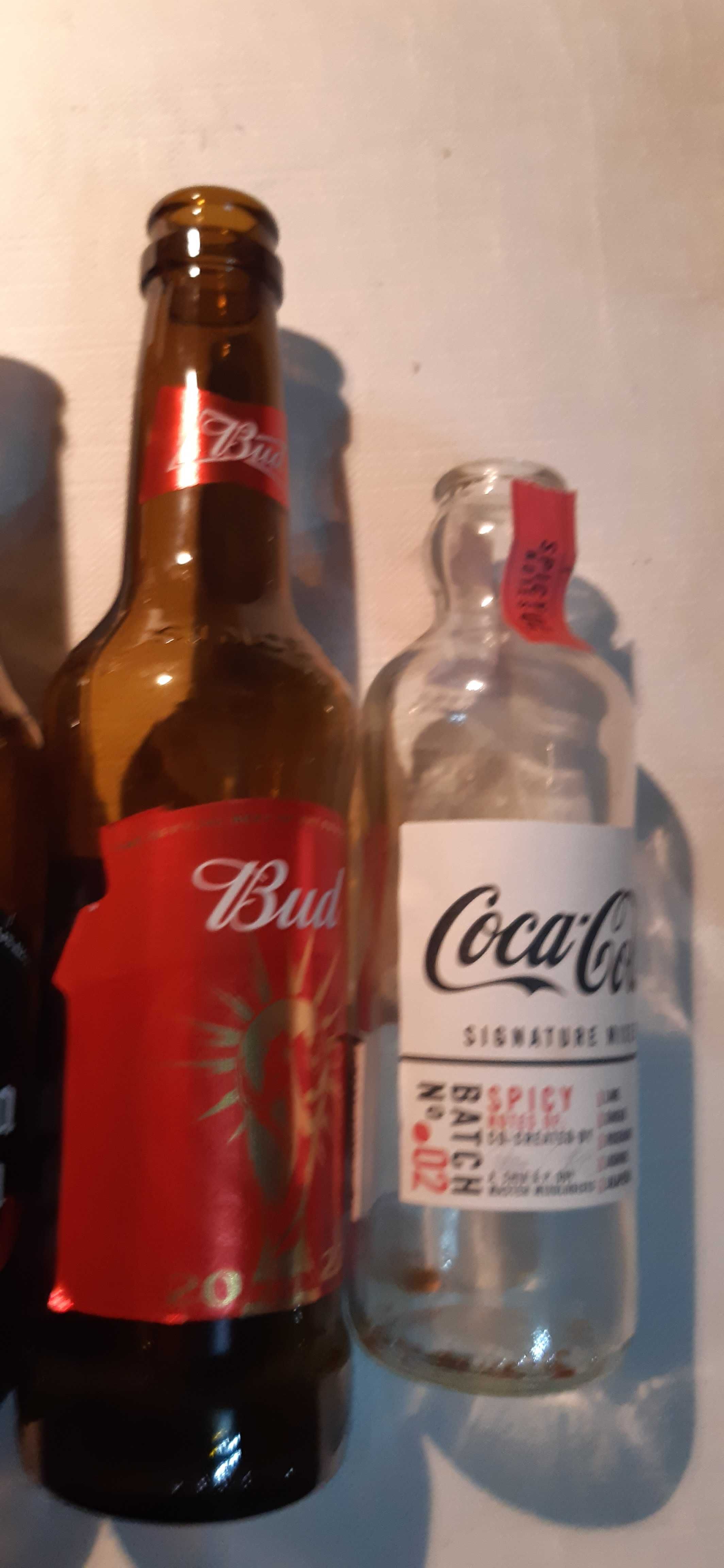 stare kolekcjonerskie butelki coca cola i inne zestaw