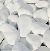 JUT Otoczak Thasos Grys Biały Thassos Śnieżnobiały Kamień ogrodowy