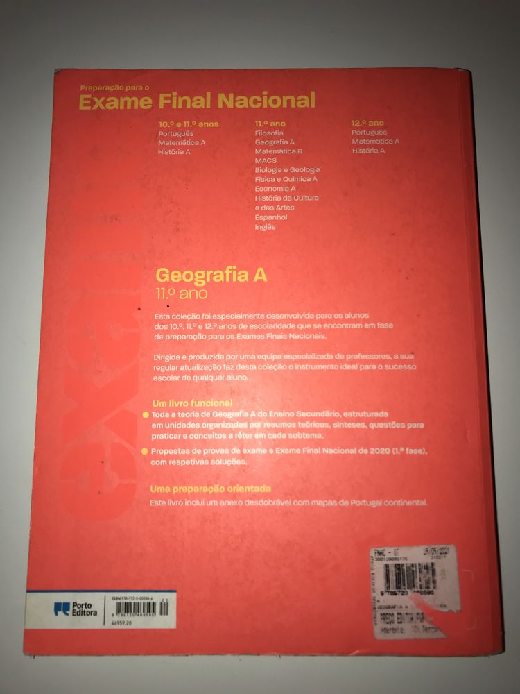 Livro de preparação para exame - Geografia A 11° ano