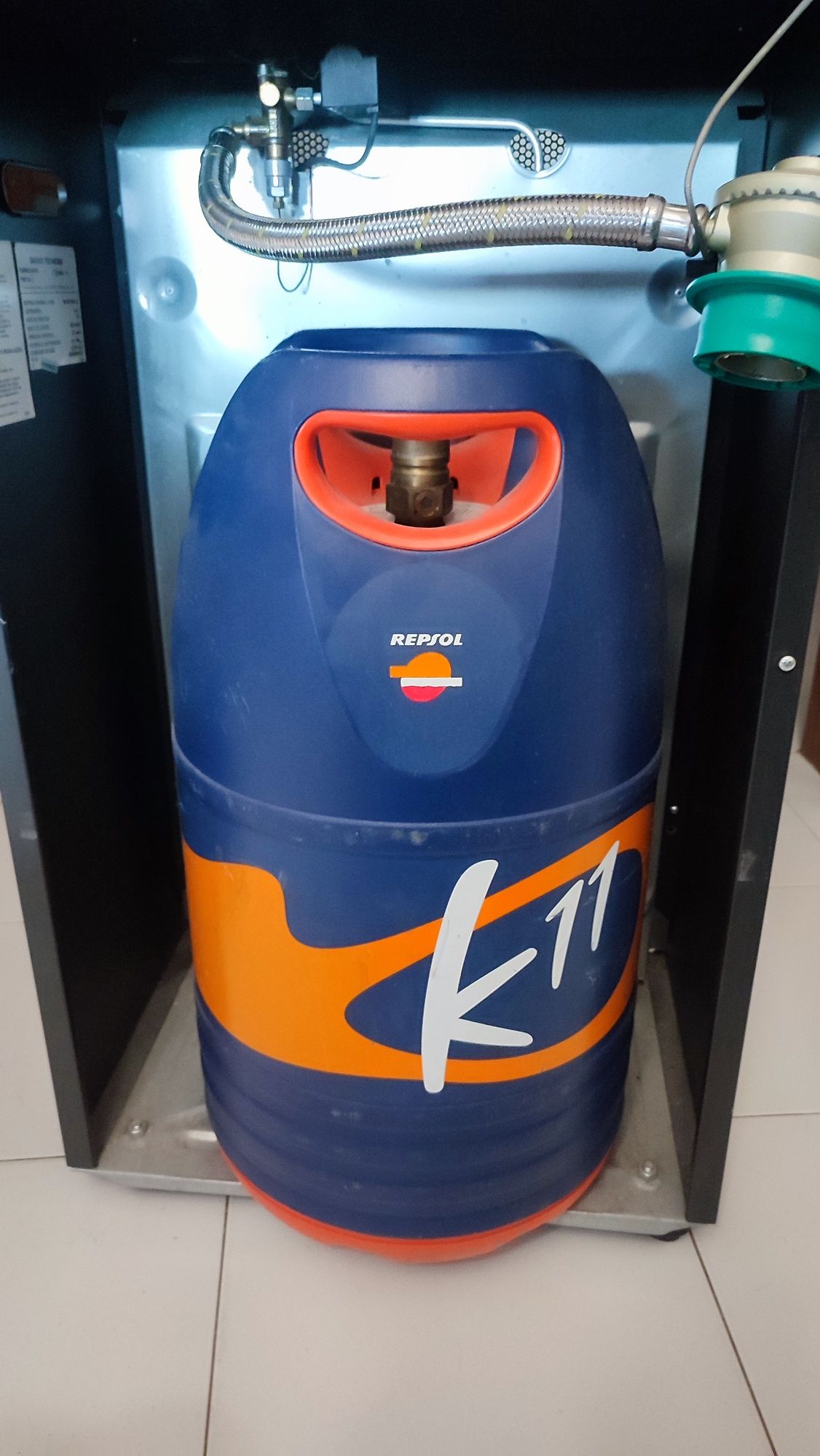 Aquecedor chama azul Spring It da Rubis Gás