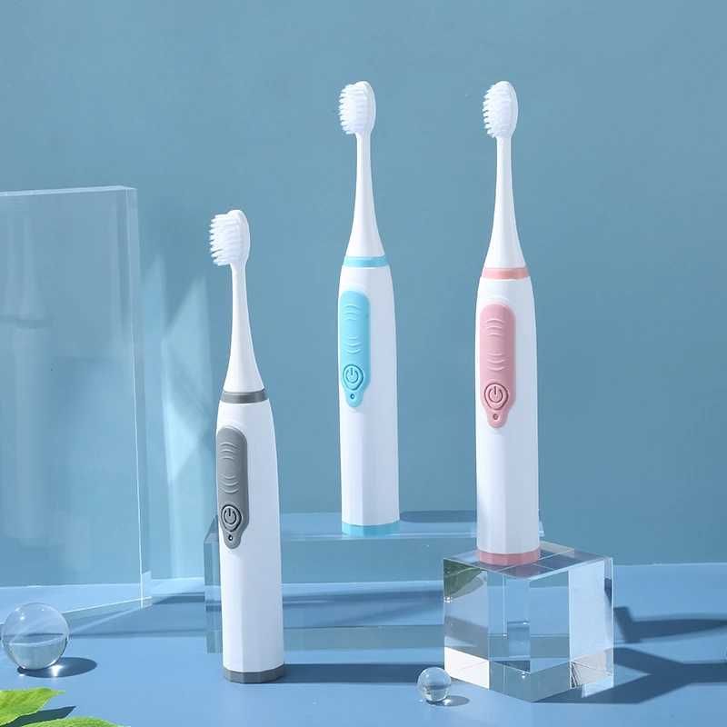 Электрическая зубная щетка Sonic electric toothbrush + 2 доп.запаски