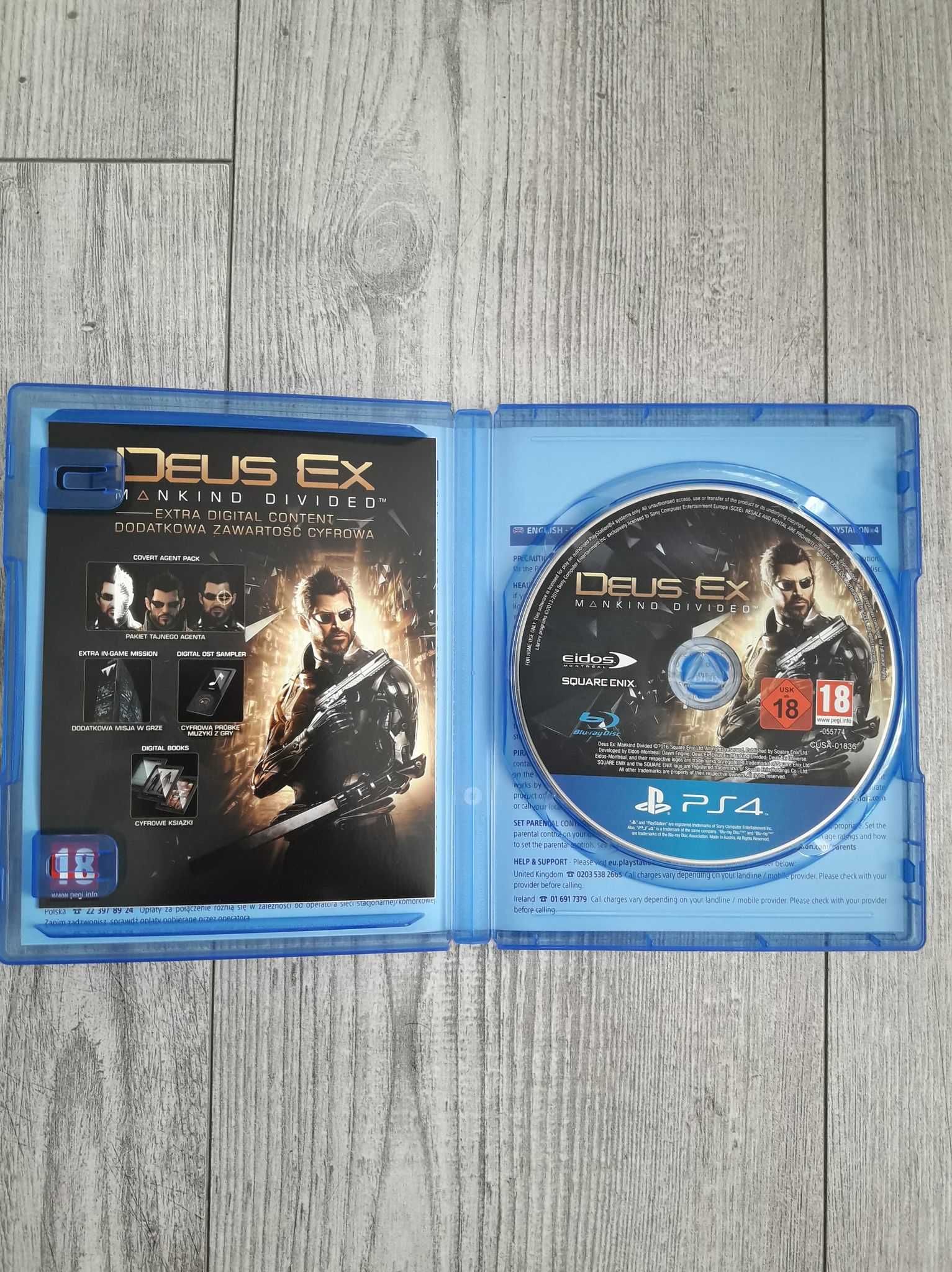 Gra Deus Ex Rozłam Ludzkości Polska Wersja PS4/PS5 Playstation