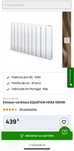 Radiadores Equation Hera 1500W – 300€/cada ou 1100€ os 4