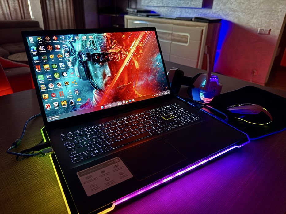 ЗСУ знижка! Шикарный Oled игровой ноутбук Asus Vivobook + девайсы