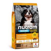 Холістик Nutram S3 Sound BW 11 кг і 20 кг для цуценят великих порід.