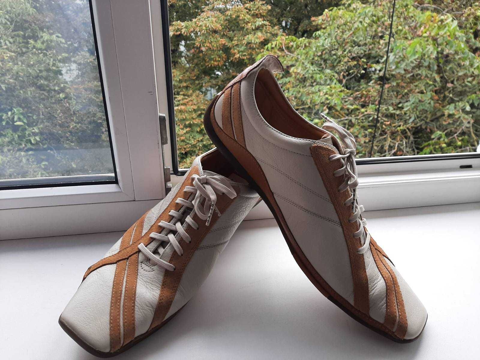 Кросівки, мокасини чоловічі, 100% натуральна шкіра, НОВІ CLARKS.