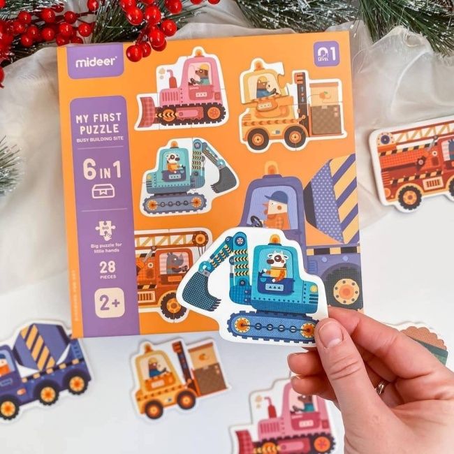 Mideer Мій перший пазл Будівельні машини