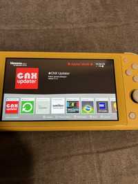 Nintendo switch lite amarela desbloqueada