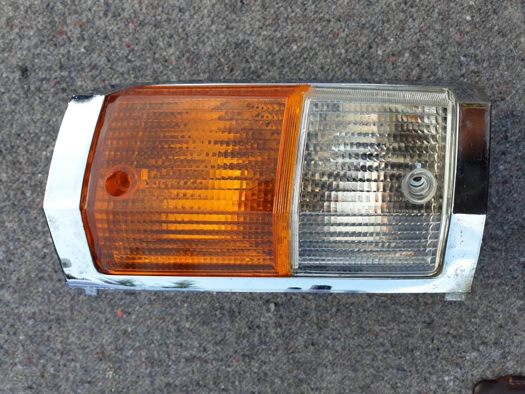 Kierunkowskaz   Fiat 125p  lampa pozycja Polski Fiat MR FSO chrom lewy