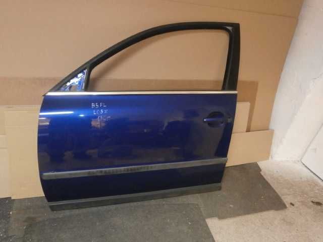 vw passat B5 FL drzwi lewe prawe niebieskie LC5X