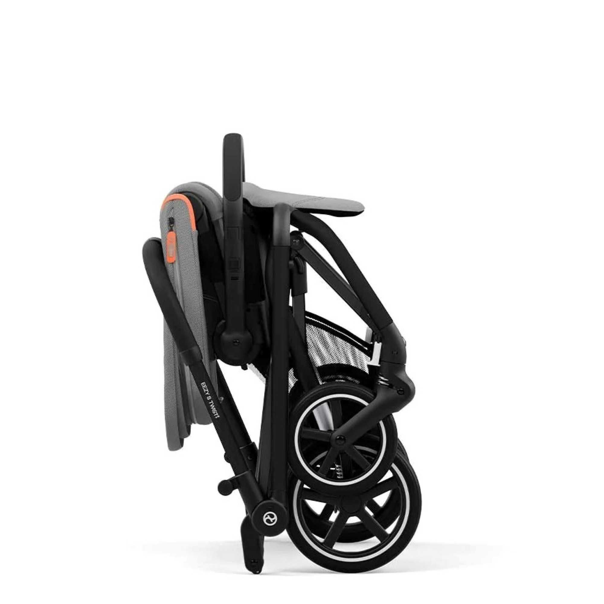 Cybex Eezy S Twist + 2 Lava Grey Blk Leather Wózek Spacerowy *NOWE*