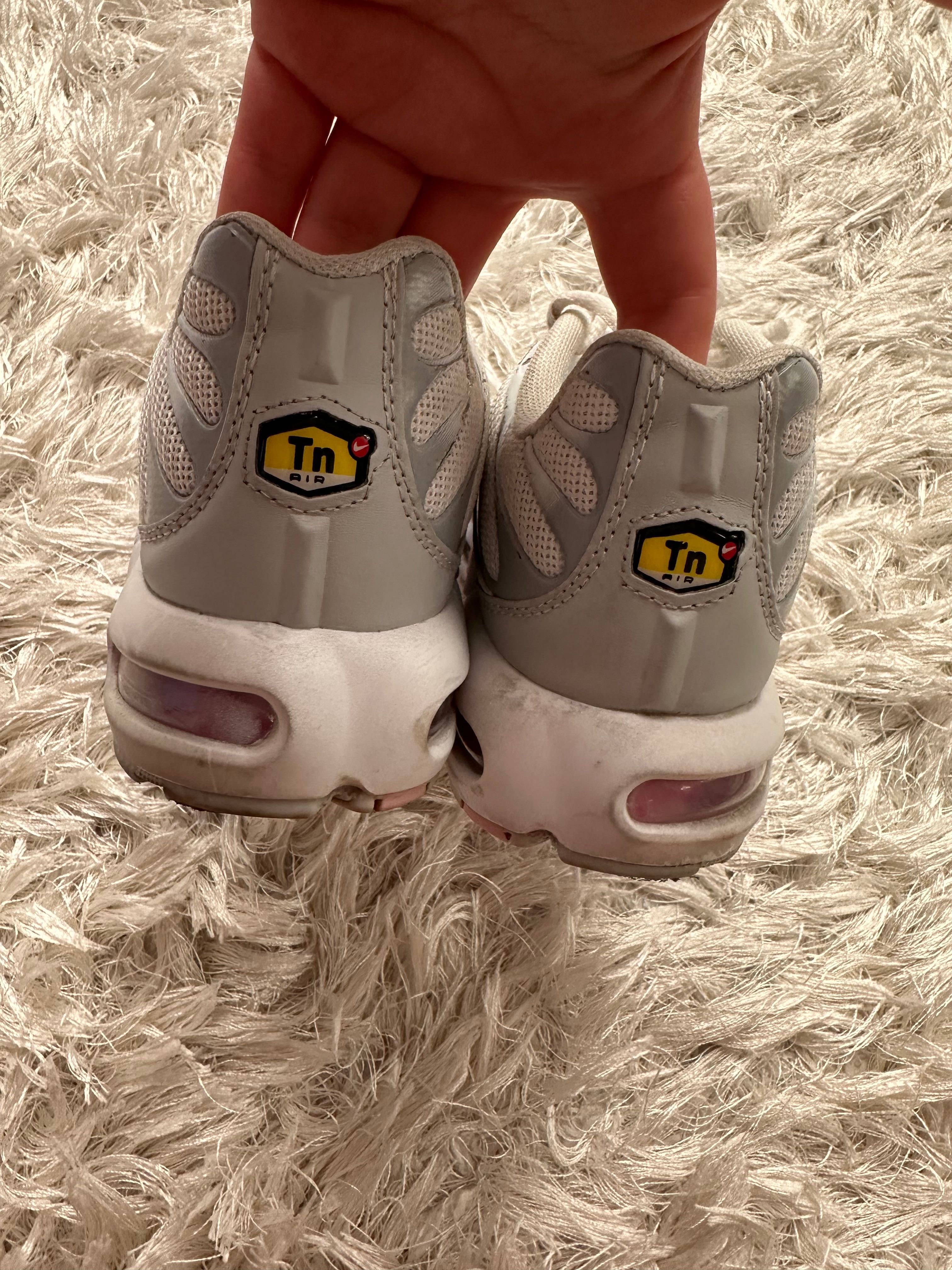 Buty sneakersy Nike tn air max plus różowe białe szare srebrne vintage
