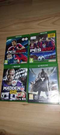 Gry na xbox one PES 2015, PES 2017, Madden, Destiny